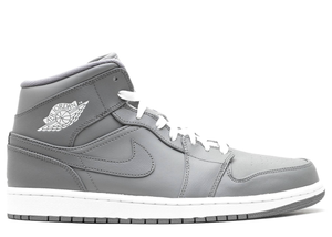 Jordan 1 Mid Gris Froid Blanc (2013)