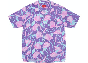 Supreme Lily Rayon Shirt Purple Size M