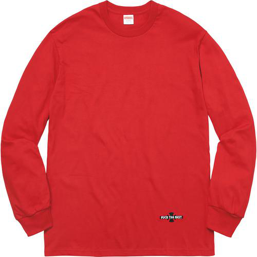 Supreme Independent Fuck the Rest L/S Tee Red Size M