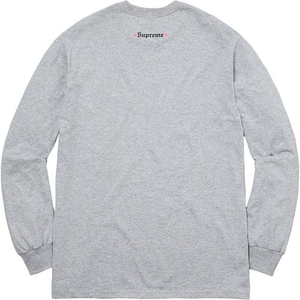 Supreme Independent Fuck the Rest L/S Tee Heather Grey Size M