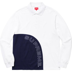 Polo Supreme Corner Arc L/S Blanc Taille L