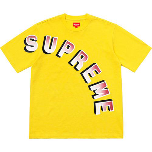 Haut Supreme Gradient Arc Jaune Foncé Taille XL