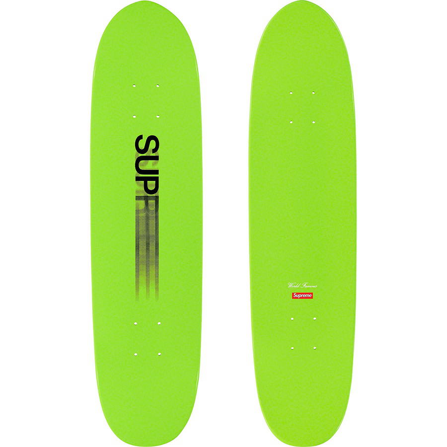 Planche de skateboard Cruiser Supreme Motion Logo Lime