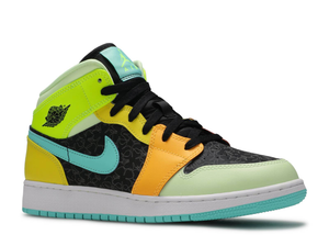 Air Jordan 1 Mid SE Aurora Green (GS) Taille 5Y