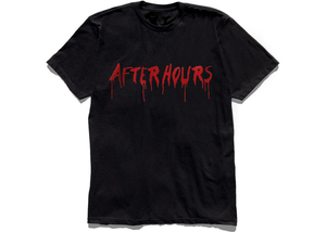 T-shirt The Weeknd x Vlone After Hours Blood Drip Noir Taille L 