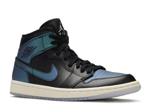 Jordan 1 Mid Iridescent Black (W) Plusieurs tailles