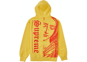 Sweat à capuche Supreme Mary Jaune Taille M 