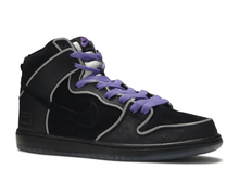 Load image into Gallery viewer, Nike Dunk SB High Black Purple Box Size 9
