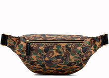 Load image into Gallery viewer, MCM x BAPE Stark Belt Bag Medium Visetos Camo
