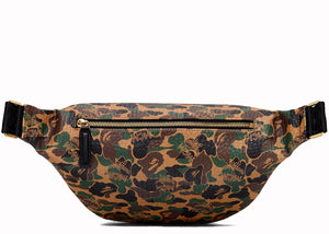 Sac ceinture MCM x BAPE Stark moyen Visetos camouflage