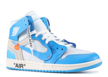 Charger l&#39;image dans la galerie, Jordan 1 Retro High OFF-WHITE Bleu université
