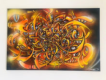 Load image into Gallery viewer, Gerard Gademan Painting FIRE  One of a Kind,  (Switzerland only Delivery)
