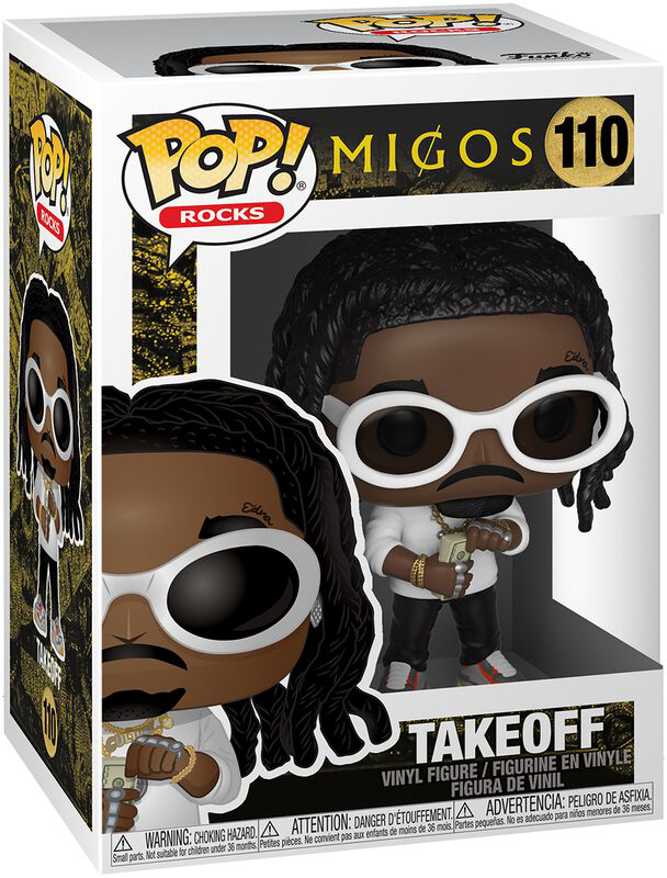 Figurine en vinyle Migos Takeoff Rocks 110