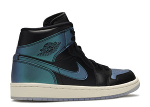 Jordan 1 Mid Iridescent Black (W) Plusieurs tailles