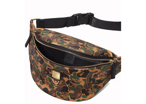 Sac ceinture MCM x BAPE Stark moyen Visetos camouflage