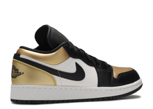 Load image into Gallery viewer, Jordan 1 Low Gold Toe (GS) Size 4.5 Y
