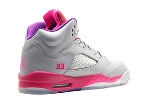 Jordan 5 Retro Cement Gris Rose (GS) Taille 6Y