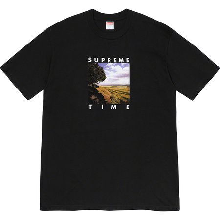 T-shirt Supreme Supreme Time Noir Taille M