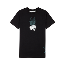 Charger l&#39;image dans la galerie, OFF-WHITE Dripping Arrows S/S Over T-shirt Noir Taille M
