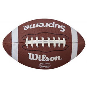 Ballon de football américain Supreme Wilson Marron