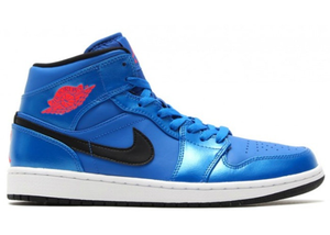 Jordan 1 Retro Mid Bleu Sport