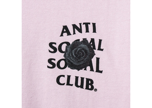 T-shirt rose avec motif chauve-souris et emoji Anti Social Social Club, taille M