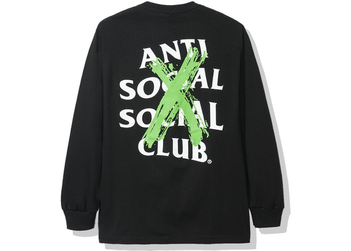 T-shirt  à longue manche Anti Social Social Club Cancelled Remix Long  Black Taille M / XL