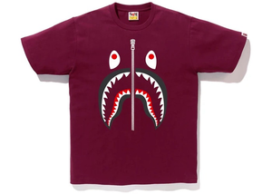 T-shirt BAPE Shark Bordeaux Taille XL