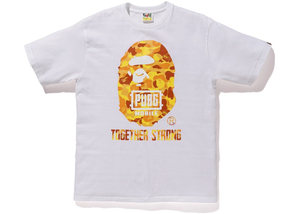 T-shirt BAPE x PUBG Ape Head White Taille M