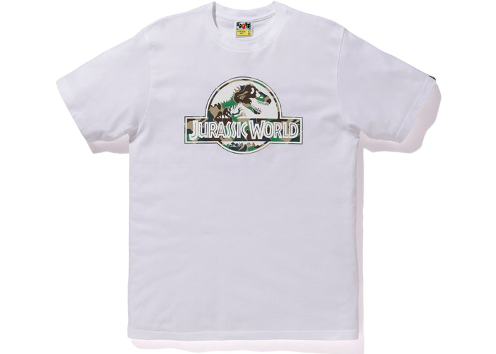 T-shirt avec logo BAPE x Jurassic World White Taille M