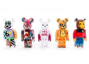 Bearbrick DesignerCon Artist (Steven Harrington, Tristan Eaton, Joe Ledbetter, Luke Chueh, KaNO) 100% (Set of 5)