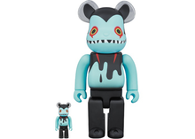 Charger l&#39;image dans la galerie, Ensemble Bearbrick Devil Byron 100% et 400% Noir
