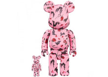 Charger l&#39;image dans la galerie, Coffret Bearbrick KIDILL x ERI WAKIYAMA 100% et 400% BAT &amp; ROSE PINK
