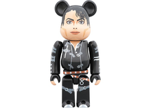 Charger l&#39;image dans la galerie, Coffret Bearbrick Michael Jackson « Bad » 100 % et 400 % noir
