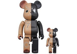 Coffret Bearbrick Miharayasuhiro 100% et 400% Noir/Marron