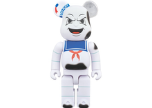 Charger l&#39;image dans la galerie, Bearbrick Stay Puft Marshmallow Man Anger Face 400 % Blanc
