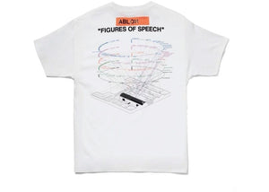 T-shirt FOS Virgil Abloh x MCA Figures of Speech Blanc Taille S