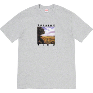 T-shirt Supreme Time Gris Taille M 