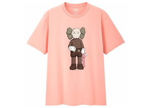 T-shirt Companion KAWS x Uniqlo Rose Taille S