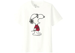 KAWS x Uniqlo x Peanuts Joe Kaws Yawn Tee White Size S