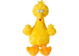 KAWS Sesame Street Uniqlo Big Bird  Plush Toy Yellow