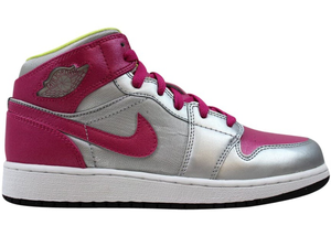 Jordan 1 Mid Metallic Silver (GS) Taille 5,5Y