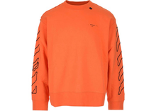 Charger l&#39;image dans la galerie, Sweat-shirt brodé OFF-WHITE Abstract Arrows Orange/Noir Taille L
