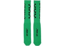 Load image into Gallery viewer, OFF-WHITE Arrow Socks Green/Black
