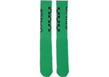 Load image into Gallery viewer, OFF-WHITE Arrow Socks Green/Black
