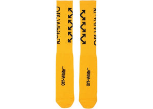 Chaussettes OFF-WHITE Arrow Jaune/Noir