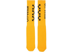 Chaussettes OFF-WHITE Arrow Jaune/Noir