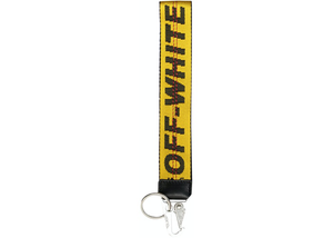 Porte-clés industriel OFF-WHITE Jaune/Noir/Argent