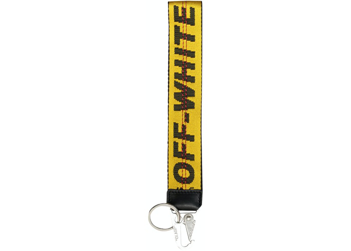 Porte-clés industriel OFF-WHITE Jaune/Noir/Argent