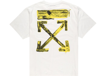 Charger l&#39;image dans la galerie, OFF-WHITE T-shirt oversize en acrylique avec flèches S/S Blanc/Jaune Taille S
